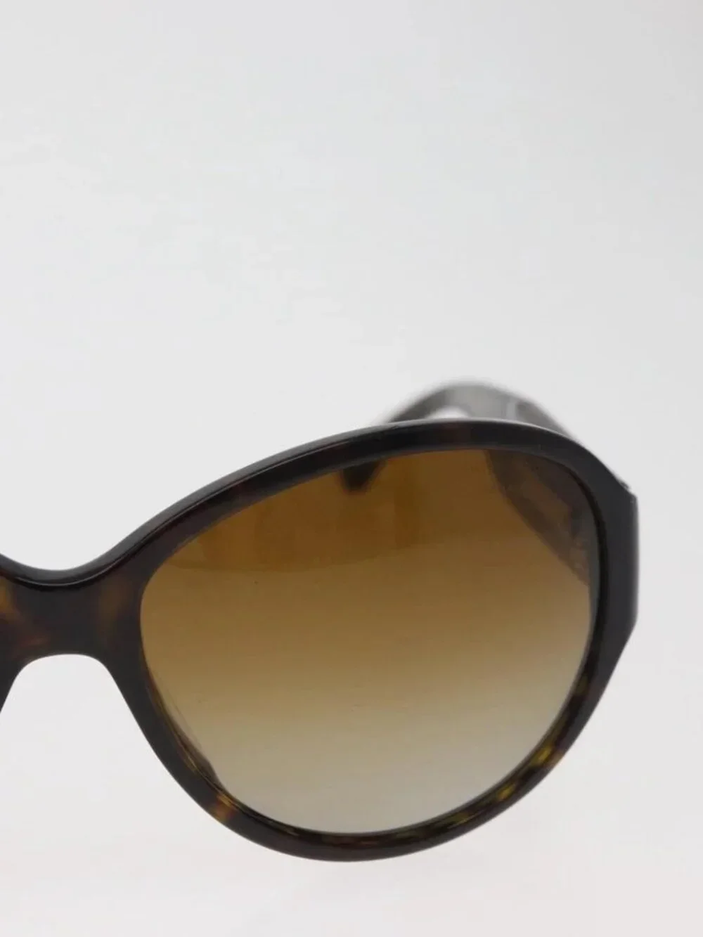CHANEL Sunglasses plastic Brown CC Auth BA12849